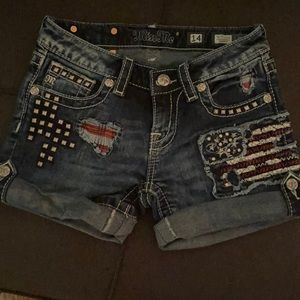 Miss me shorts size 14